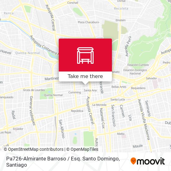 Pa726-Almirante Barroso / Esq. Santo Domingo map