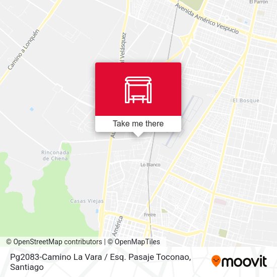 Mapa de Pg2083-Camino La Vara / Esq. Pasaje Toconao