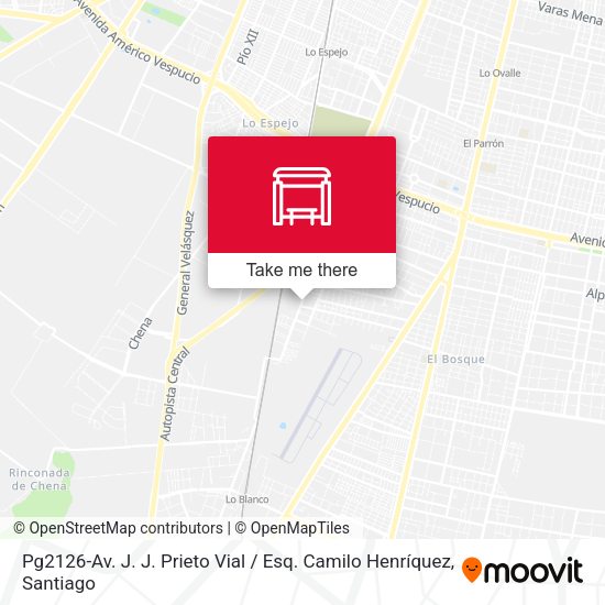 Mapa de Pg2126-Av. J. J. Prieto Vial / Esq. Camilo Henríquez