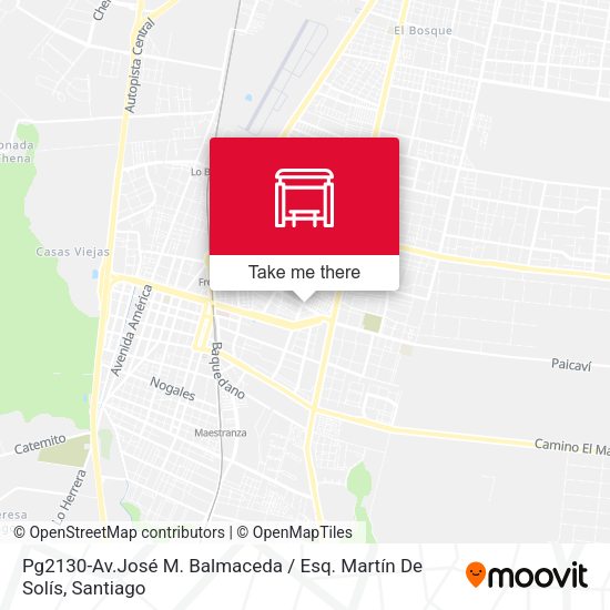 Pg2130-Av.José M. Balmaceda / Esq. Martín De Solís map