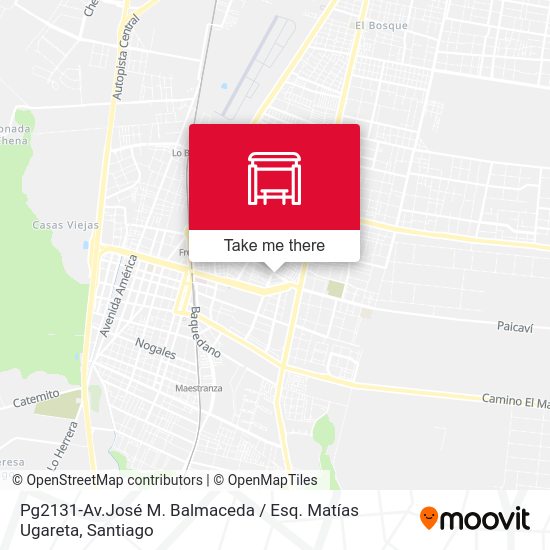 Pg2131-Av.José M. Balmaceda / Esq. Matías Ugareta map