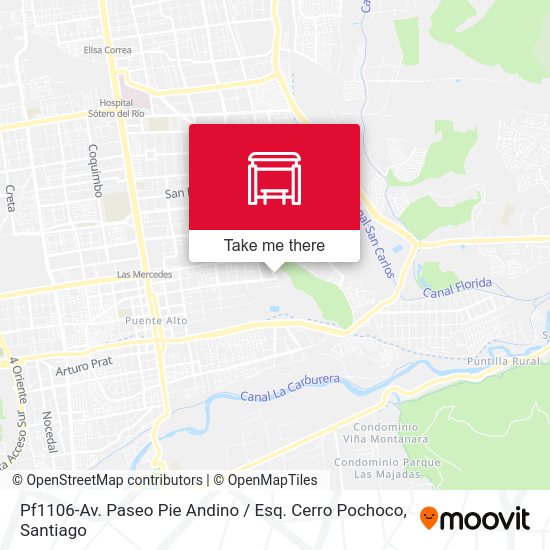 Pf1106-Av. Paseo Pie Andino / Esq. Cerro Pochoco map