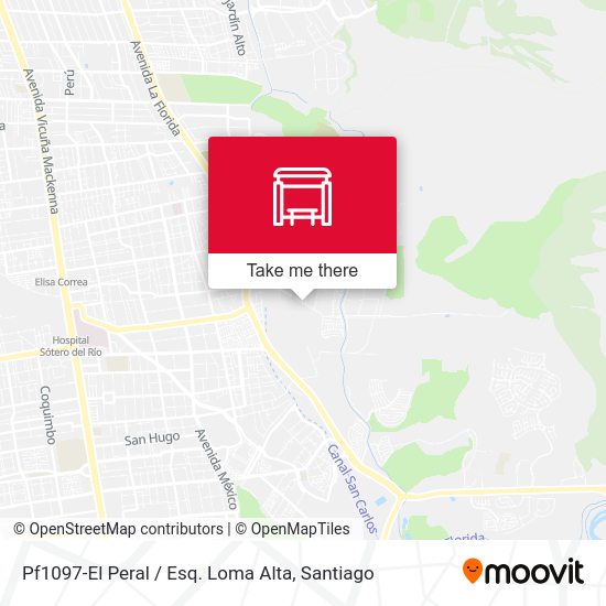 Pf1097-El Peral / Esq. Loma Alta map