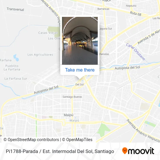 Mapa de Pi1788-Parada / Est. Intermodal Del Sol