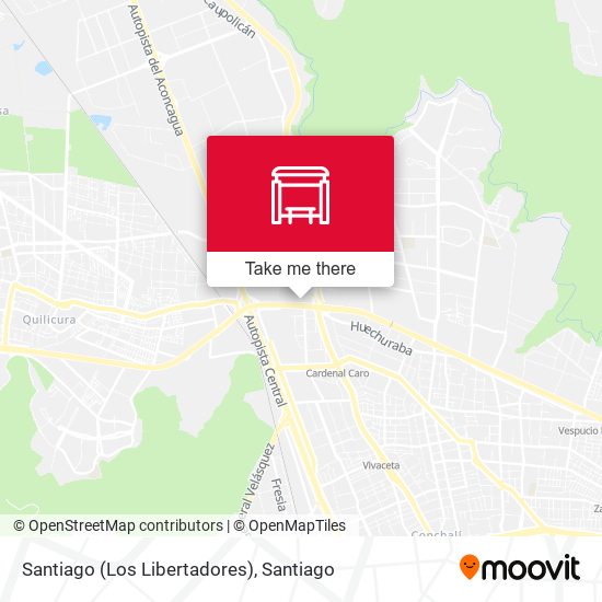 Santiago (Los Libertadores) map