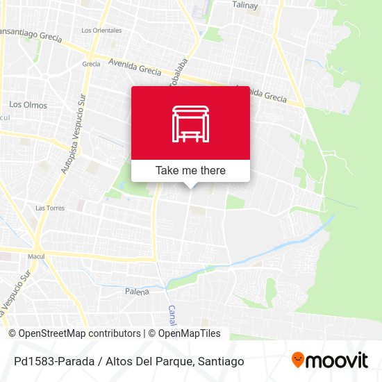 Mapa de Pd1583-Parada / Altos Del Parque