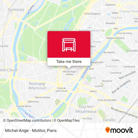 Michel-Ange - Molitor - Routes, Schedules, and Fares