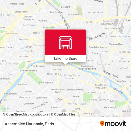 Assemblée Nationale map