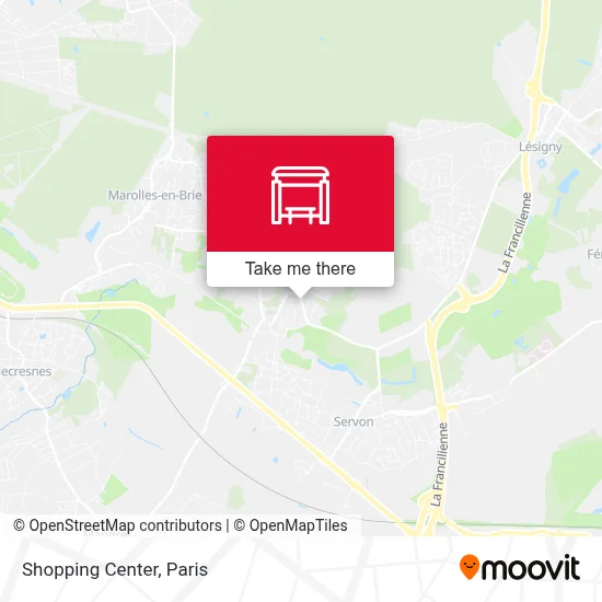 Centre Commercial map