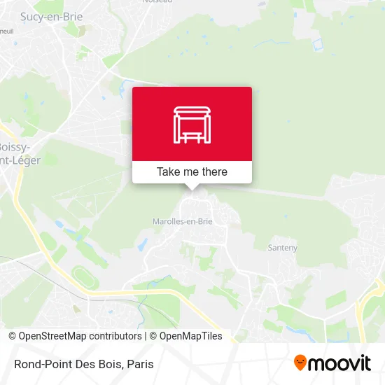 Mapa Rond-Point Des Bois