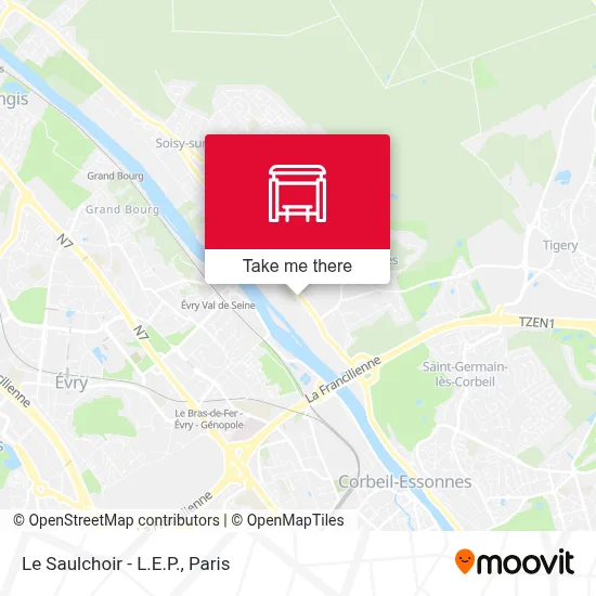 Le Saulchoir - L.E.P. map