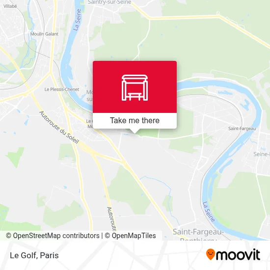 Le Golf map