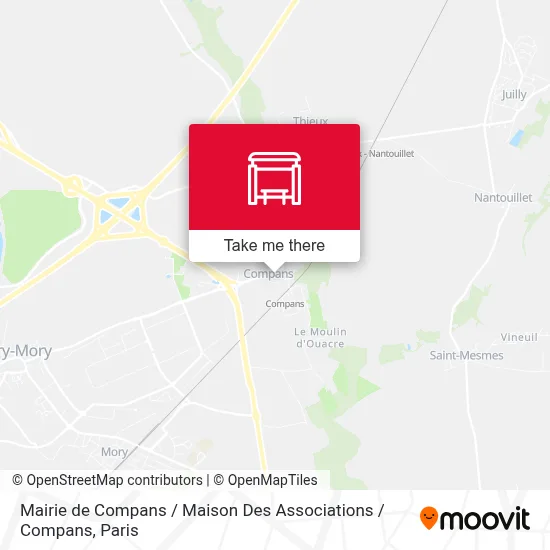 Mairie de Compans / Maison Des Associations / Compans map