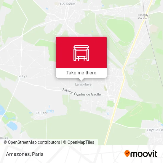 Amazones map