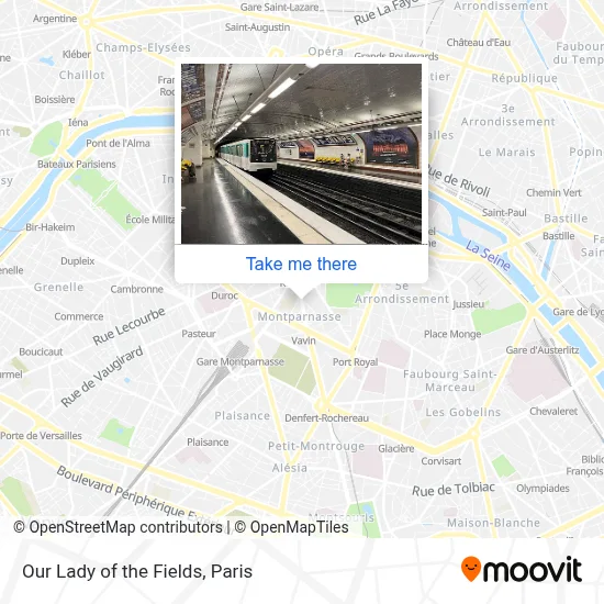 Notre-Dame Des Champs map