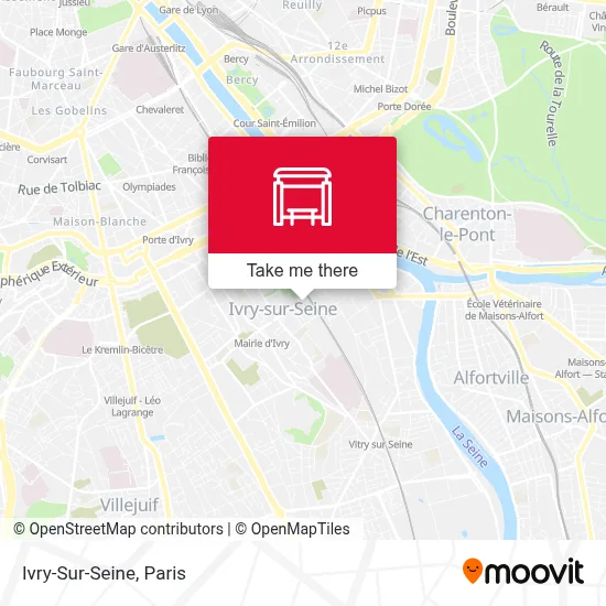 Ivry-Sur-Seine map