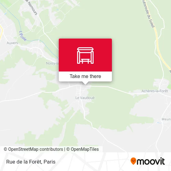 Mapa Rue de la Forêt