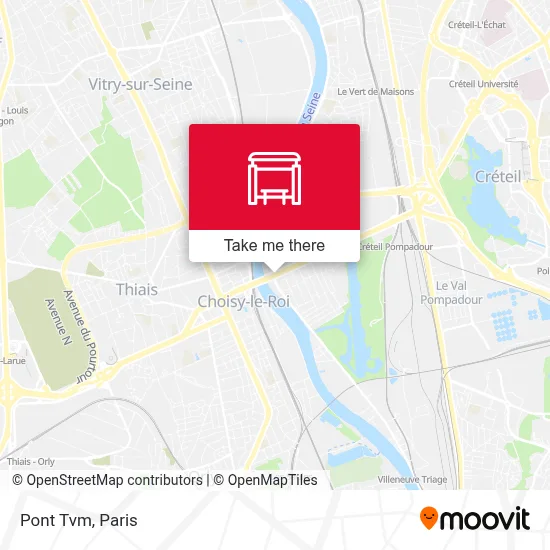 Pont Tvm map