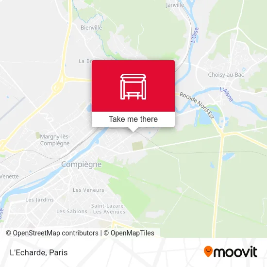 L'Echarde map
