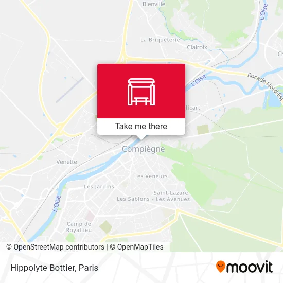 Hippolyte Bottier map