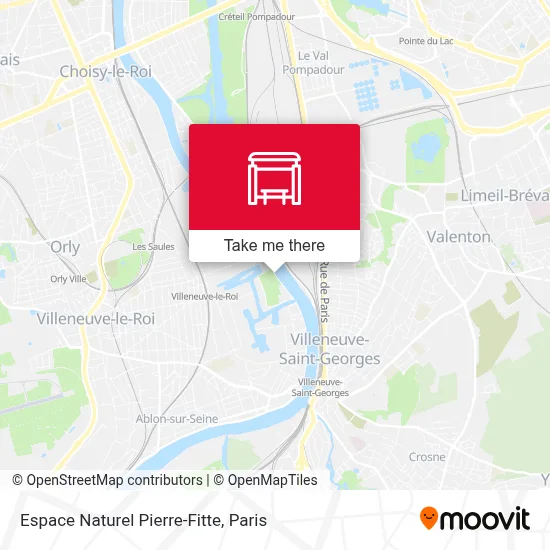 Espace Naturel Pierre-Fitte map