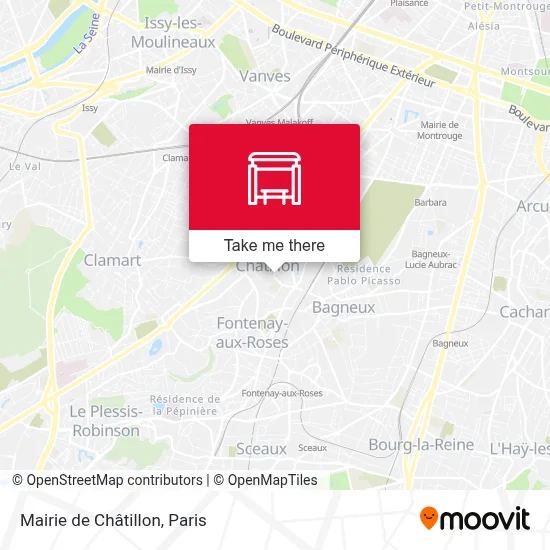 Mairie de Châtillon map