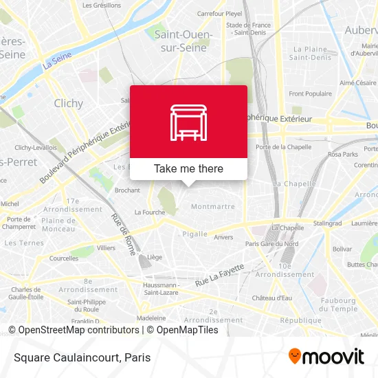 Square Caulaincourt map