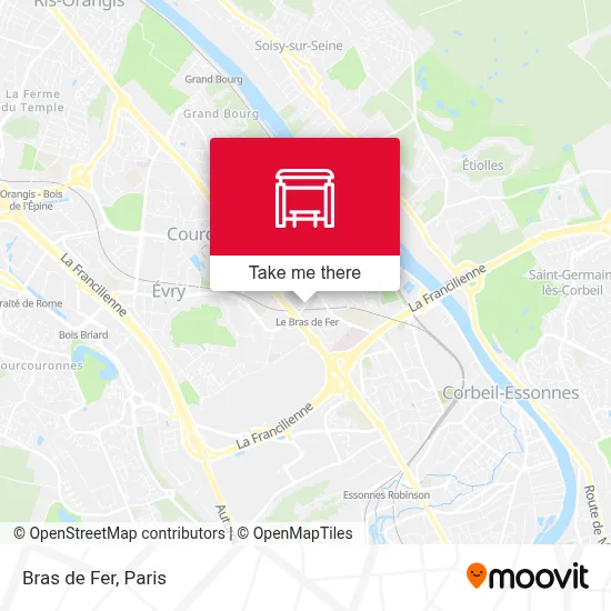 Bras de Fer map