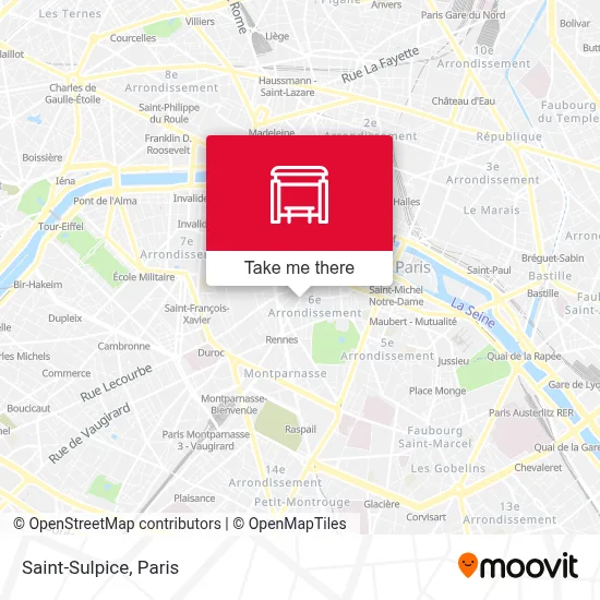 Saint-Sulpice map