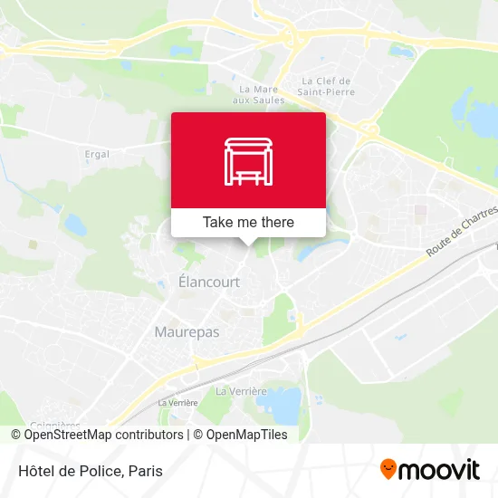 Hôtel de Police map