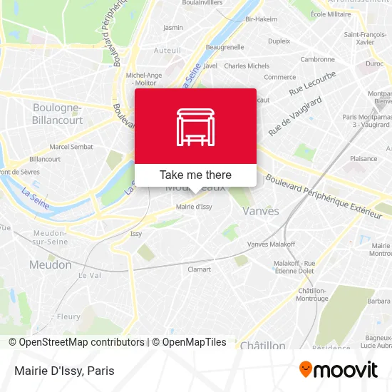 Mairie D'Issy map