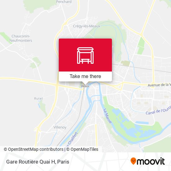Gare Routière Quai H map