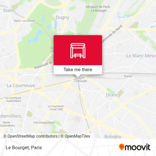 Le Bourget map