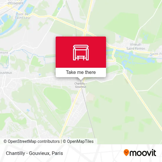 Chantilly - Gouvieux map