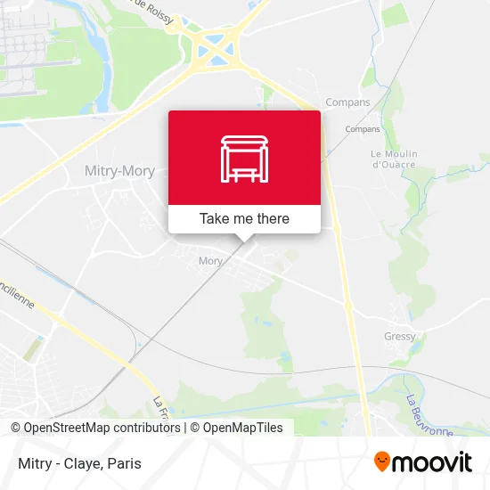 Mitry - Claye map