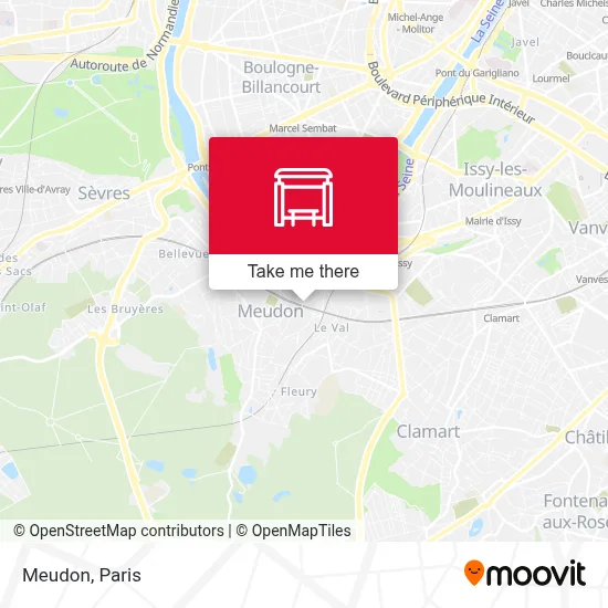 Meudon map