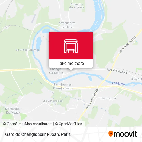 Gare de Changis Saint-Jean map