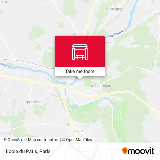 École du Patis map