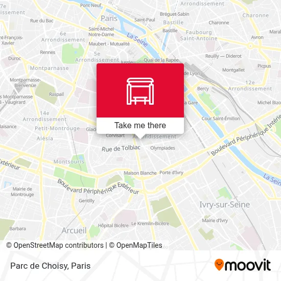 Parc de Choisy map