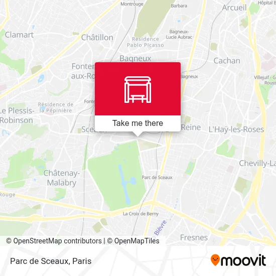 Parc de Sceaux map