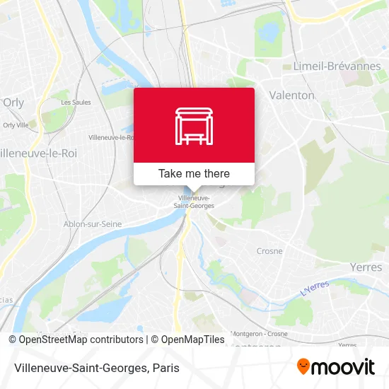 Villeneuve-Saint-Georges map