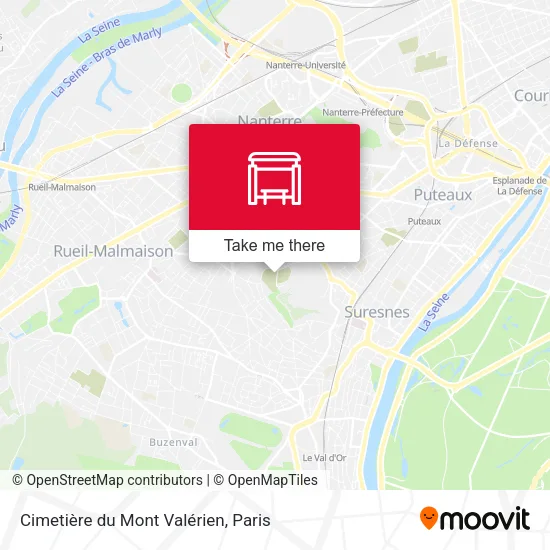 Cimetière du Mont Valérien map