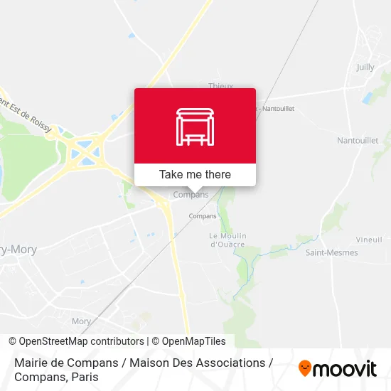 Mairie de Compans / Maison Des Associations / Compans map