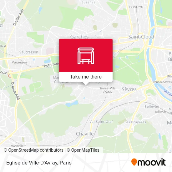 Mapa Église de Ville-D'Avray