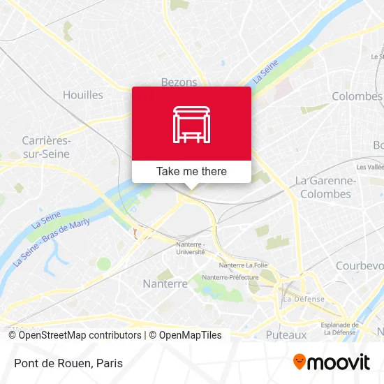 Pont de Rouen map