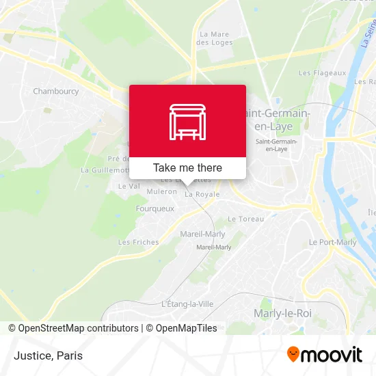 Justice map