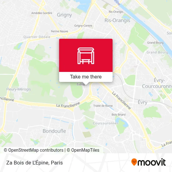 Za Bois de L'Épine map