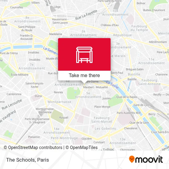 Les Ecoles map