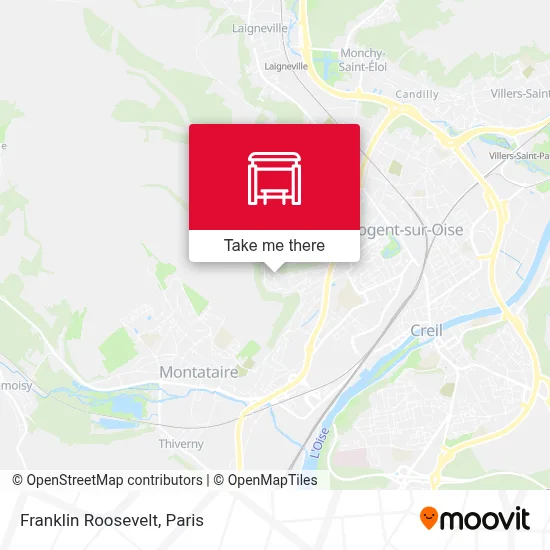 Franklin Roosevelt map