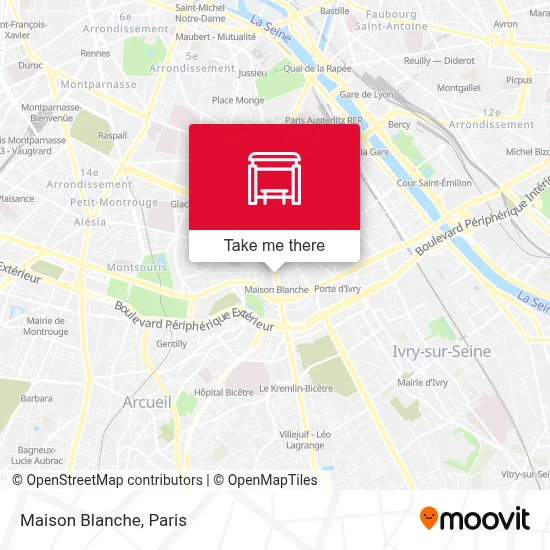 Maison Blanche map